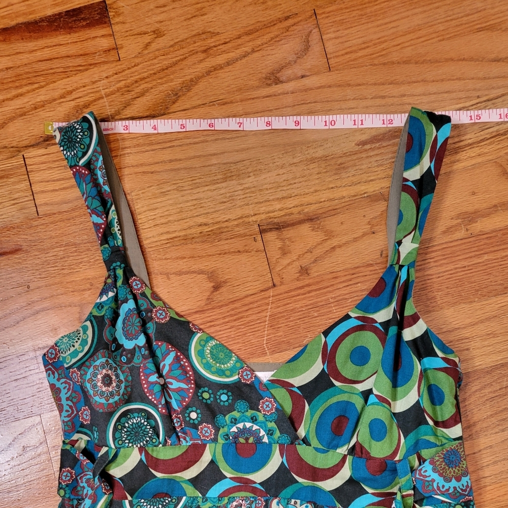Promod Blue And Green Maxi Dress - Picture 8 of 13